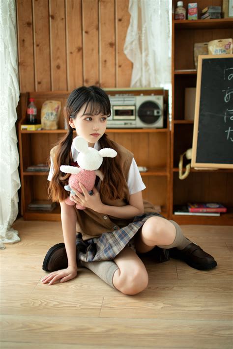 稚乖画册 晴空01 白丝双马尾jk-奈奈COSPLAY