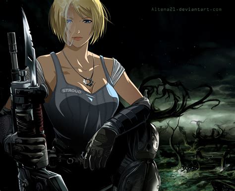 Commision: Gears of War - Anya by Precia-T on DeviantArt