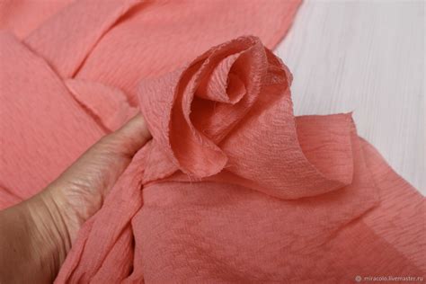 Коралловая жатая органза Giambattista Valli, Ar-M254 – купить на ...