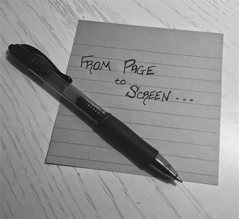 artist  page  screen screenplays