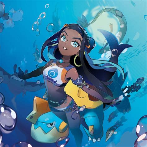 2048x2048 Resolution Nessa Pokémon Sword and Shield Ipad Air Wallpaper