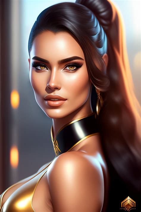 Lexica - Highly detailed concept art portrait of the most beautiful