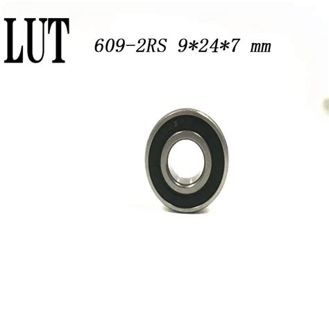10PCS High quality ABEC 5 609 2RS 609RS 609 2RS 609 RS 9*24*7 mm Rubber ...