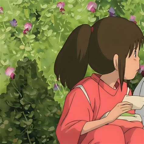 chihiro ghibli artwork spirited  anime cute anime profile