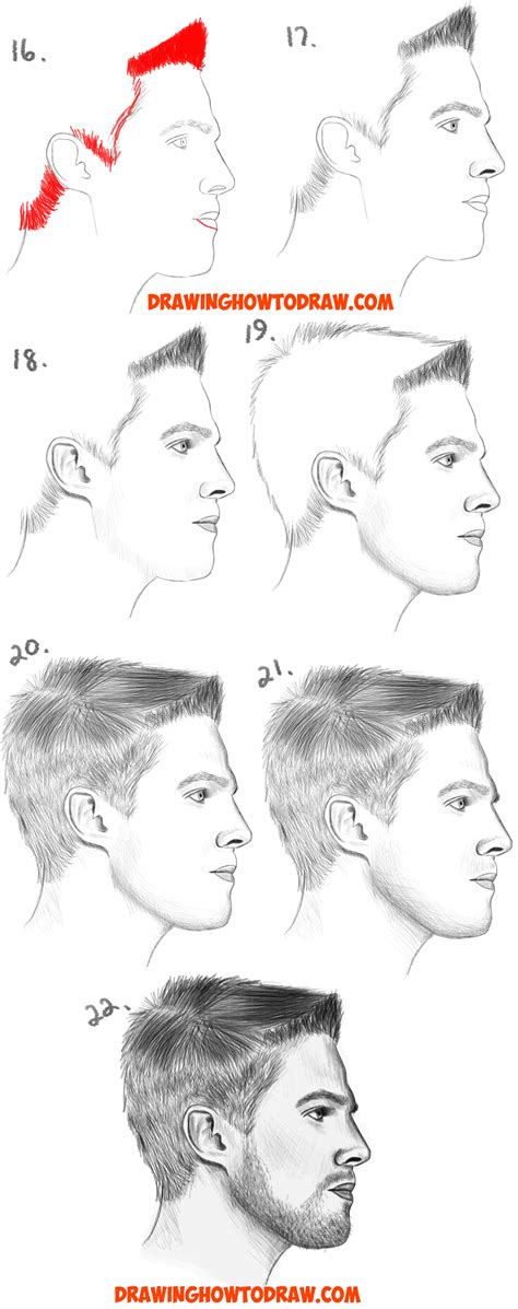 Side Profile Face Drawing at PaintingValley.com | Explore collection of ...