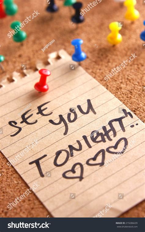 See You Tonight Royalty-Free Images, Stock Photos & Pictures | Shutterstock