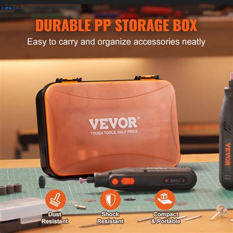 VEVOR Rotary Tool Accessory Kit, 357PCS Accessories Kit, 1/8" Diameter