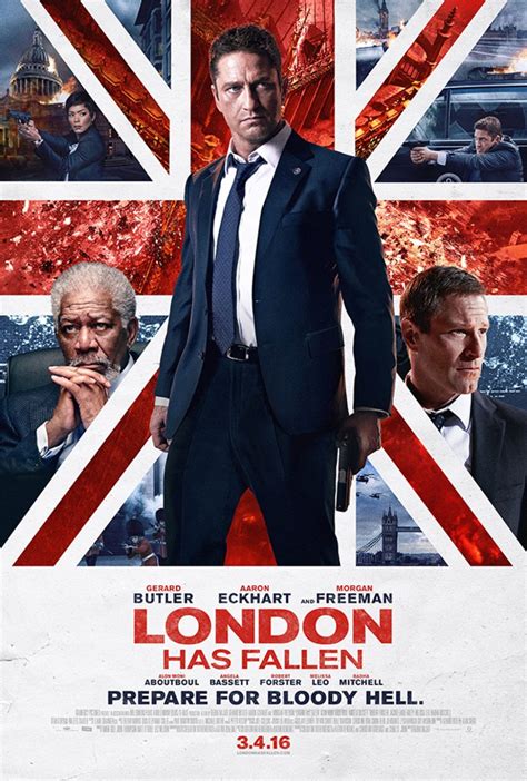 LONDON HAS FALLEN (2016) Movie Poster: London Bridge Is Falling Down ...