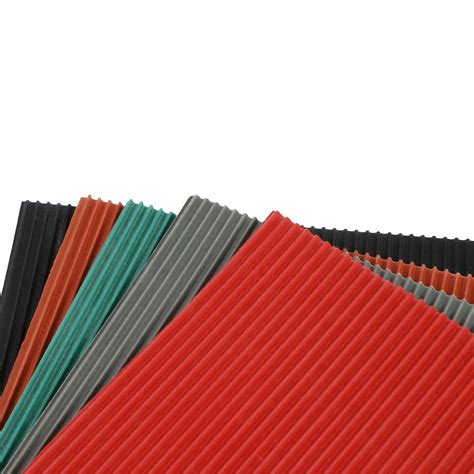 Industrial SBR Fine Ribbed Rubber Floor Mat Roll Rubber Sheet Anti-Slip