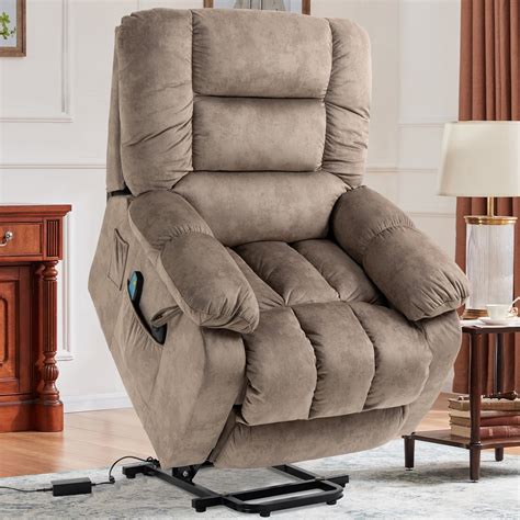 BTMWAY Oversized Lift Recliner, Electric Chair with Heat & Massage