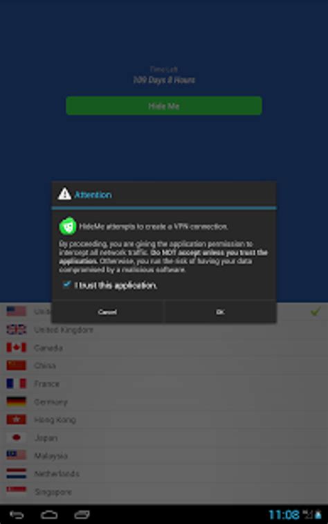 HideMe VPN for Android (Android) - Download