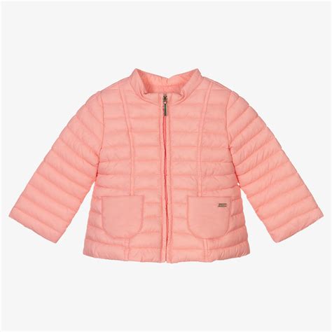 Mayoral - Girls White Iridescent Jacket | Childrensalon