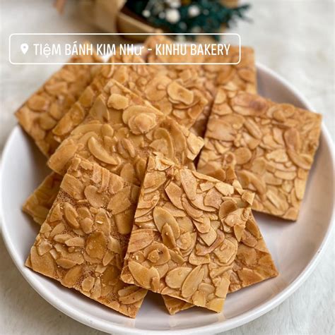 Bánh hạnh nhân giòn – Bánh ngói - Tiệm bánh Kim Như