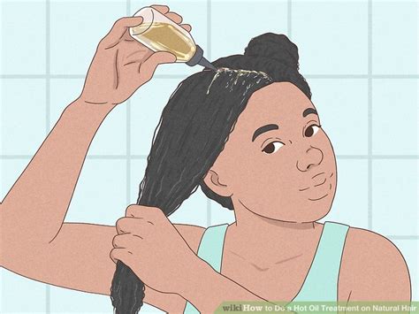 how to do hot oil treatment natural hair