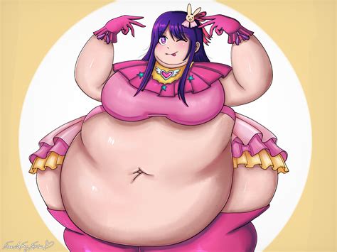 The Fattest Idol: Ai Hoshino! by FrenchFryFoxes on DeviantArt
