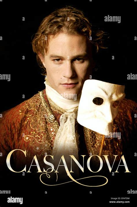 HEATH LEDGER POSTER CASANOVA (2005 Stock Photo - Alamy