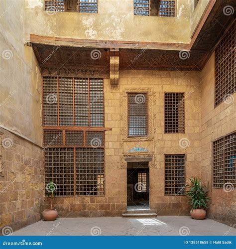 Mashrabiya Facade Of El Sehemy House, An Old Ottoman Era Historic House