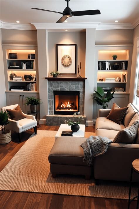 stunning small living room  fireplace design ideas engineers