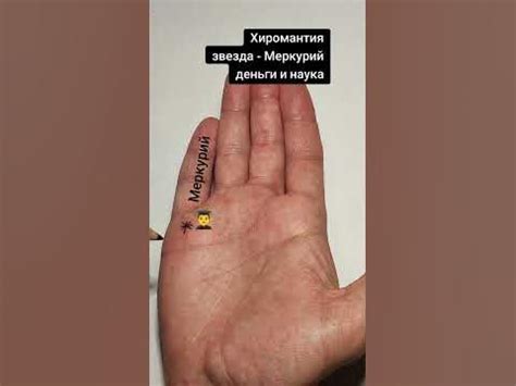 Хиромантия, звезда на холме Юпитера. Наука и деньги - YouTube