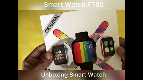 ⌚️Smart Watch FT80 Full review With Unboxing - YouTube