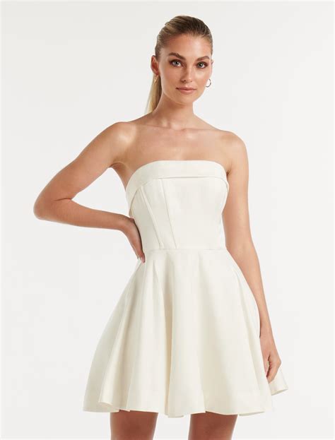 Florence Strapless Corset Mini Dress - Women's Fashion | Forever New