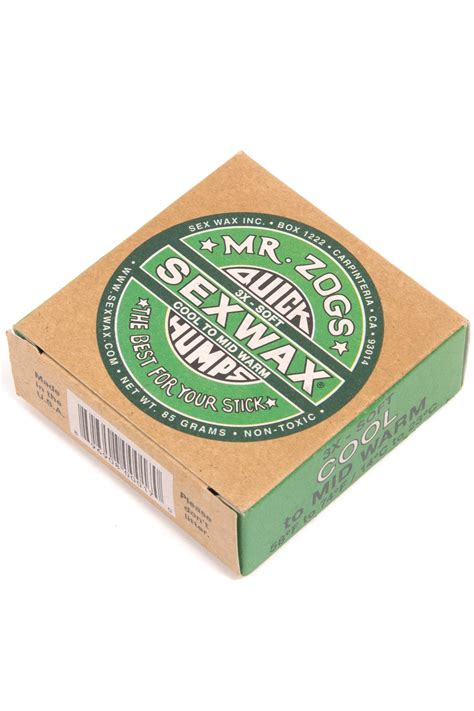Mr Zogs Sex Wax 3X Soft - Cool / Green – Long Reef Surf Co