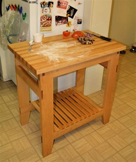 DIY Butcher Block Table for Your Kitchen - Blitsy