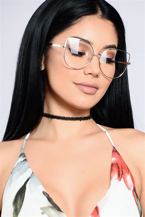 Honor Roll Glasses - Rose Gold | Fashion Nova