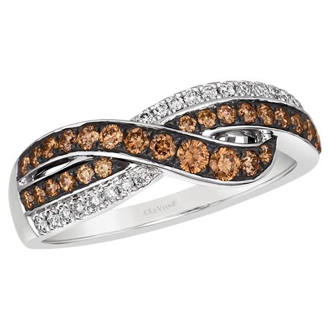Le Vian Ring Featuring Chocolate Diamonds, Nude Diamonds Set in 14k