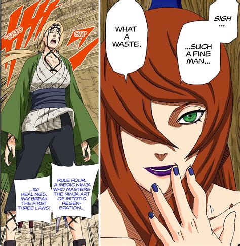 Madara Cut Tsunade In Half Tsunade Senju Fighting Madara Uchiha