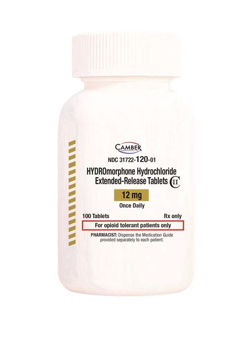 Hydromorphone Hydrochloride ER – Camber Pharmaceuticals