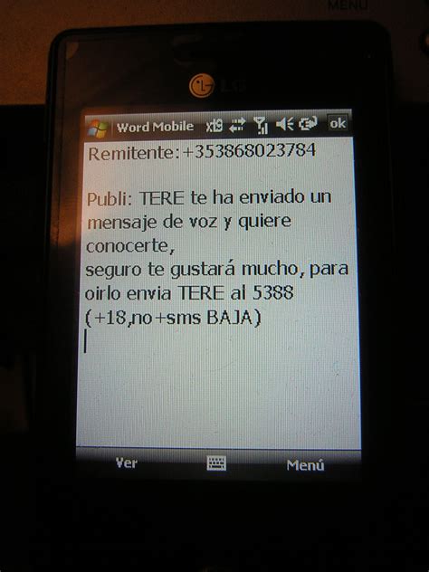 Se multiplica el bombardeo publicitario a través de SMS — TenCuidado.es