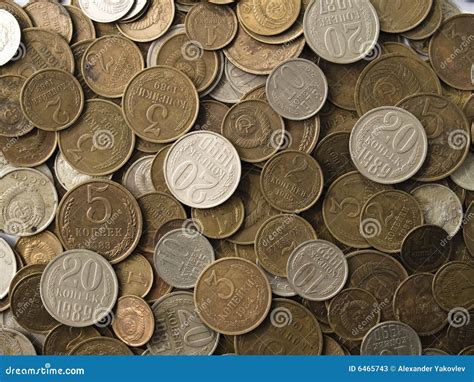 soviet money stock image image  national pennies currency