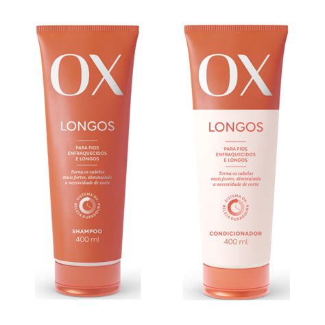 Kit Shampoo E Condicionador Ox - Kit OX Longos Shampoo e Condicionador 400ml cada | Shopee Brasil