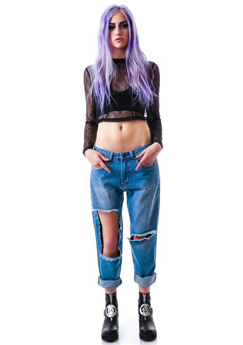 DJ Tanner Boyfriend Denim | Dolls Kill