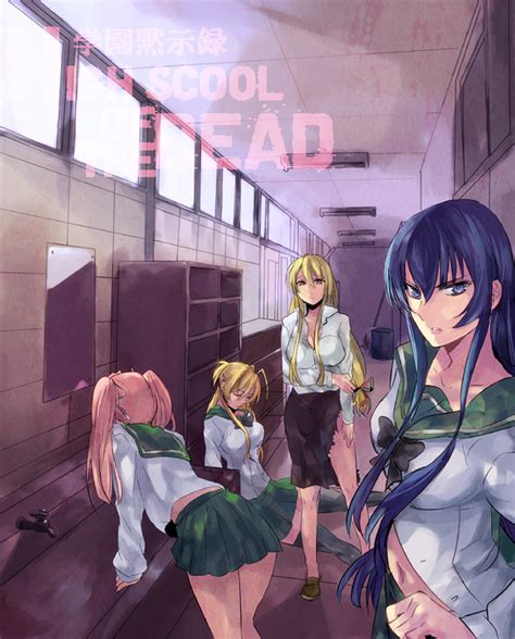 busujima saeko, takagi saya, miyamoto rei, and marikawa shizuka ...