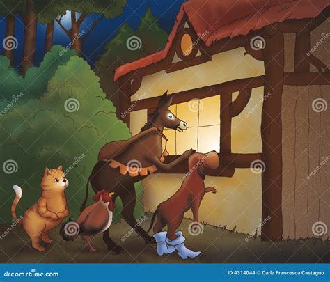 Lista Y Gato Del Perro Del Caballo Stock de ilustración - Ilustración ...