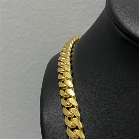 10K Yellow Gold Cuban Links / 136.3gr / 8.7mm / 23in – C4G Jewelers