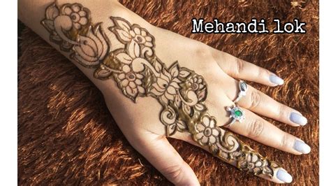 easy floral arabic mehndi design  beautiful arabic mehndi