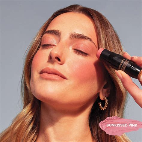 Nudestix Nudies Matte Blush in Sunkissed Pink - Multi-Tasking Balm for