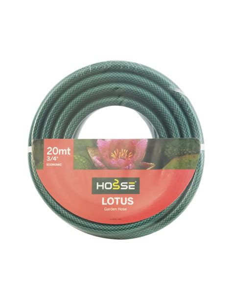 Шланг для полива EVCI Plastik Lotus 3/4 дюйма, 20 метров, армированный ...
