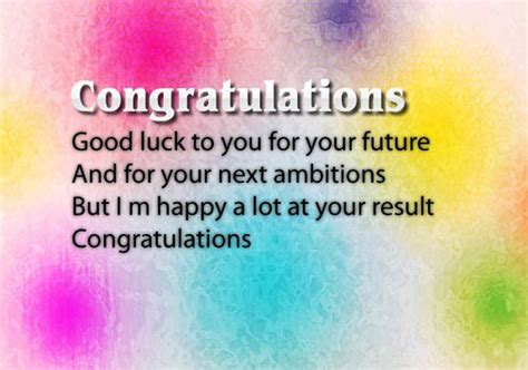 congratulations messages for good results | Passed exams ...