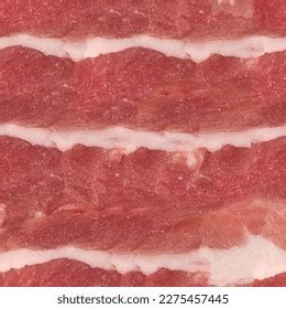 Seamless Texture Wallpaper Fresh Pork Sliced Stock Photo 2275457445 ...