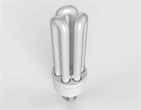 Fluorescent Lamp - 3D Model by rzo