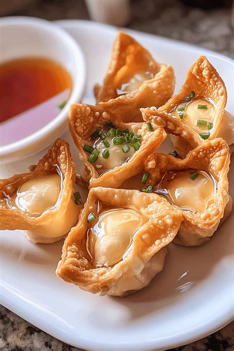 Cream Cheese Wontons Recipe with Crispy Baked Option