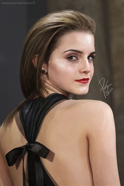 EMMA WATSON - digital painting by RafaelGiovannini on DeviantArt