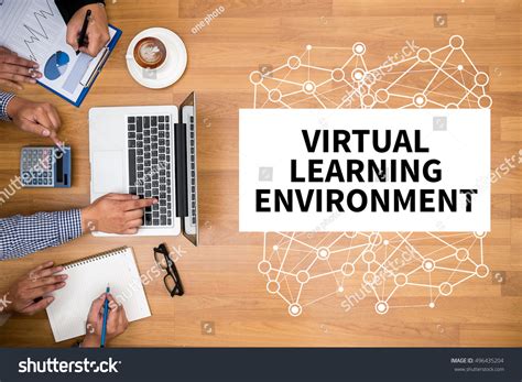 virtual work environment stock  images photography