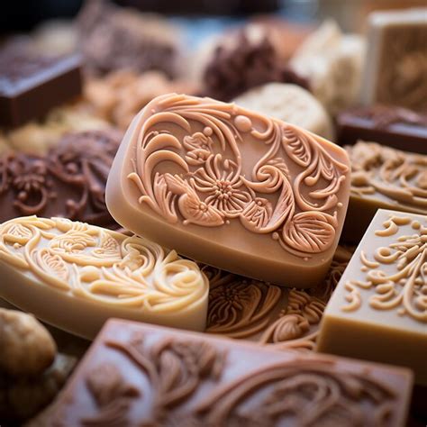 premium ai image close   organic soap