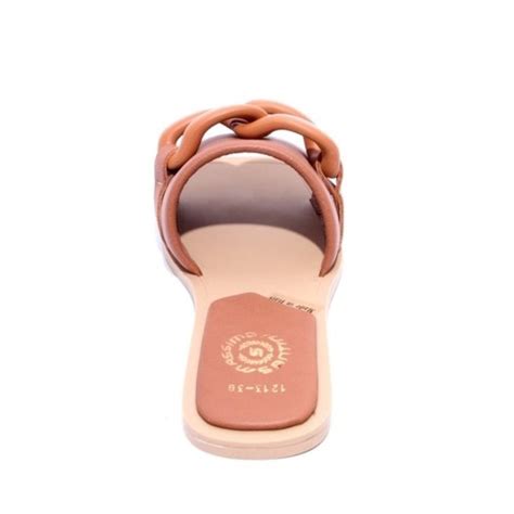 Massimo Santini | Shoes | Massimo Santini 5b Brown Leather Slides Flats ...