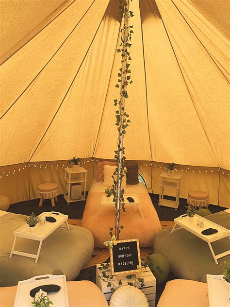 Maine Happy Glampers - Maine Sleepover Tent Parties